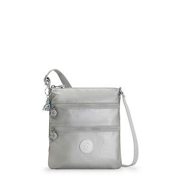 Kipling Keiko Metallic Crossbody Mini Tassen Zilver | NL 1882FD